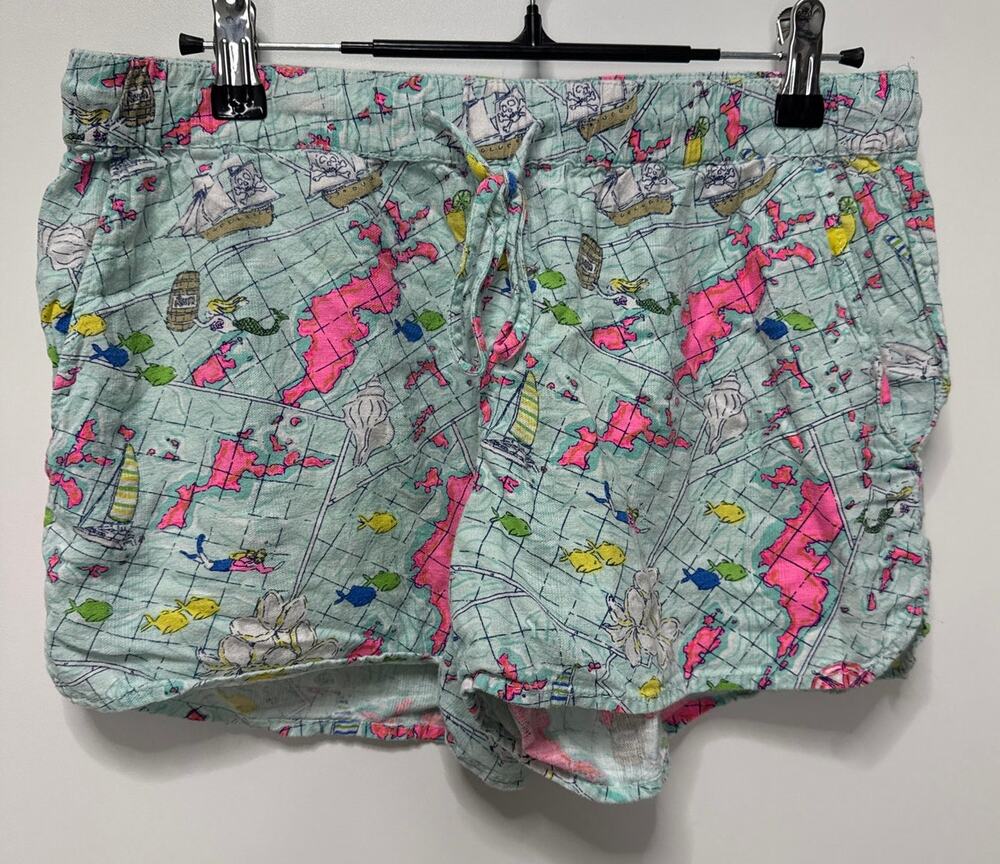 Vineyard Vines XS shorts nautical with pockets linen blend casual comfy beach